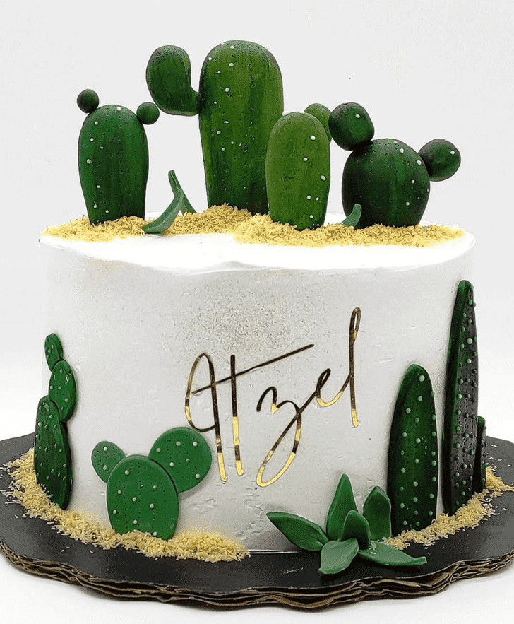 Elegant Cactus Cake