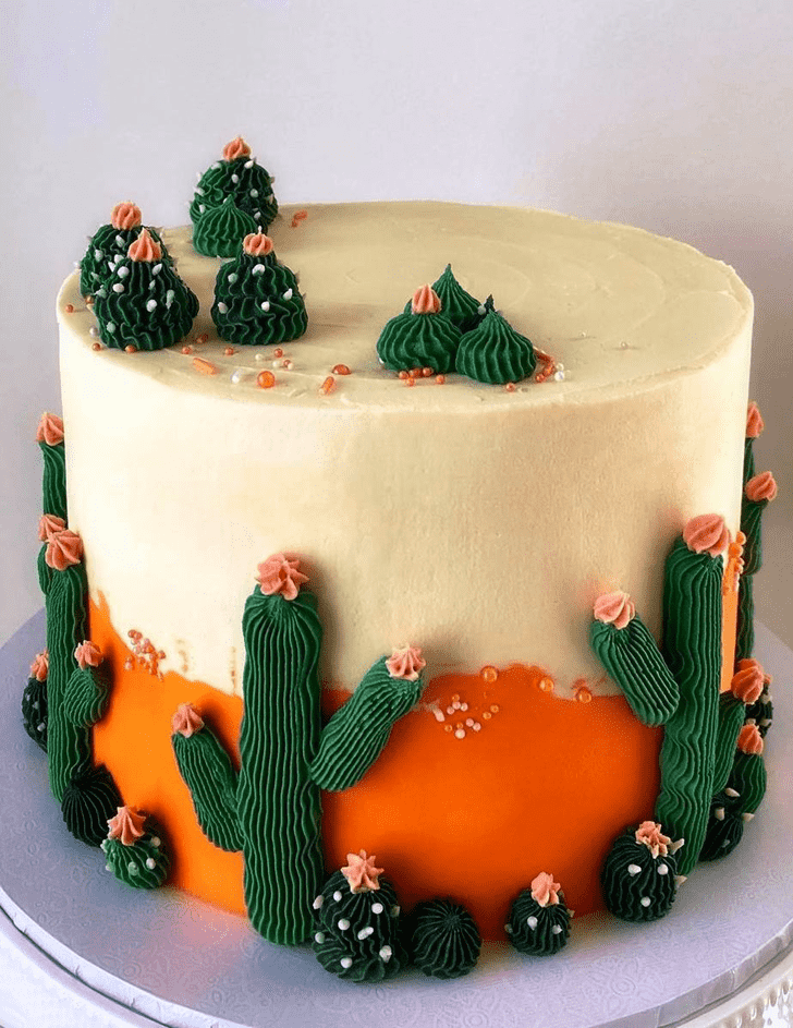 Excellent Cactus Cake