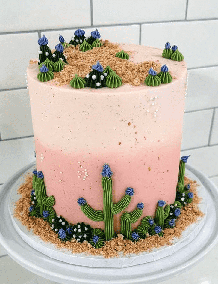 Graceful Cactus Cake