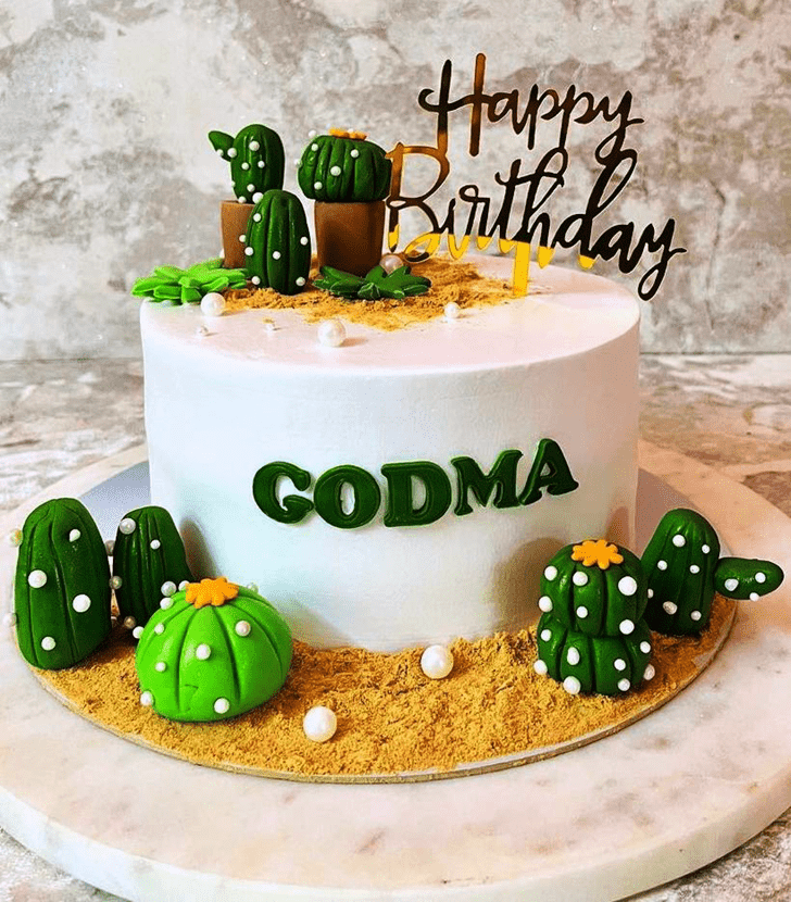 Radiant Cactus Cake