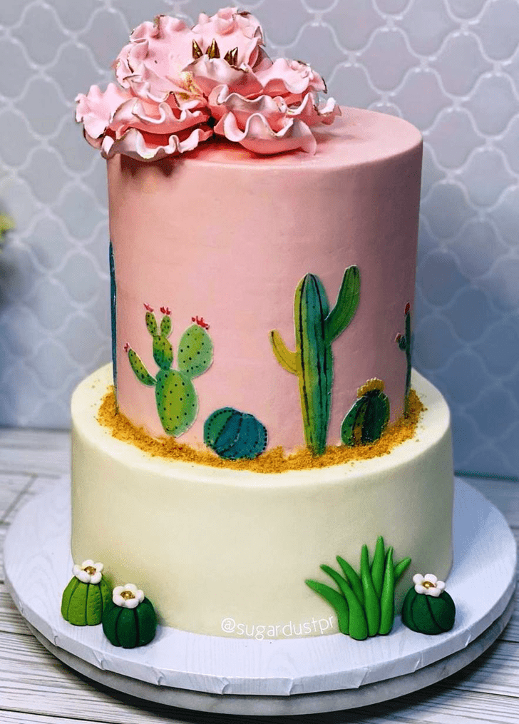 Refined Cactus Cake