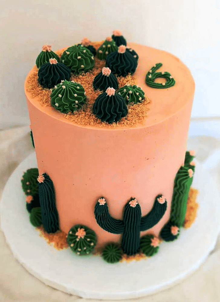 Resplendent Cactus Cake