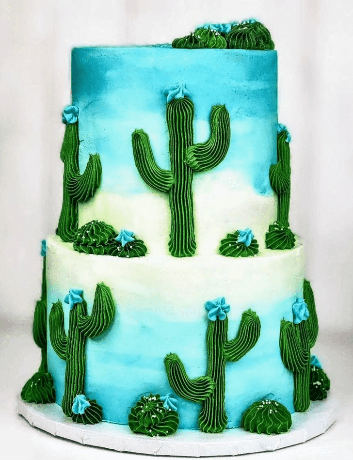 Slightly Cactus Cake