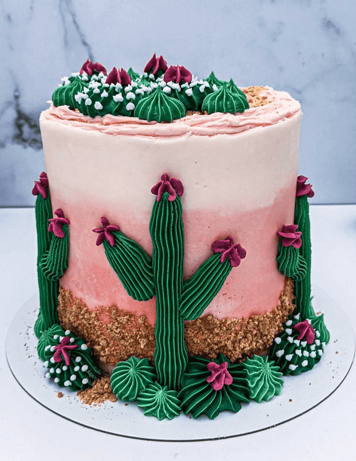 Stunning Cactus Cake