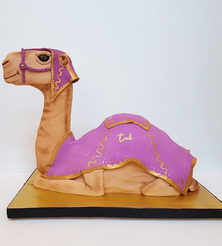 Lovely Camel Cake Design