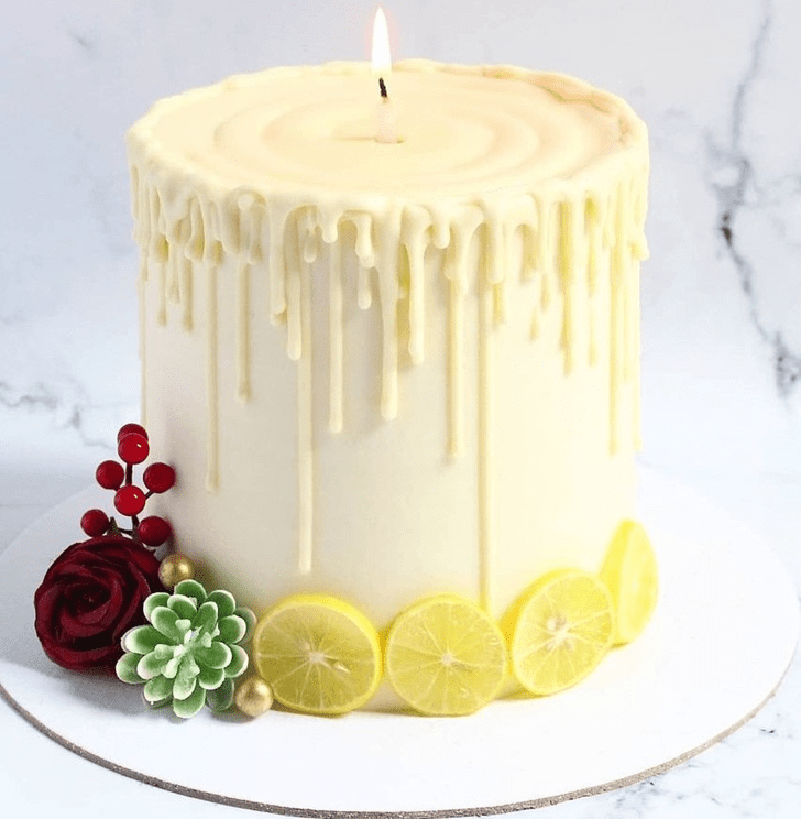 Adorable Candle Cake