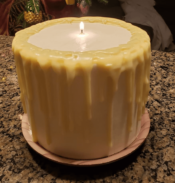 Appealing Candle Cake