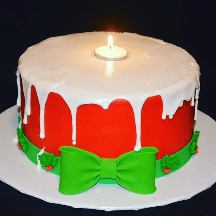 Beauteous Candle Cake