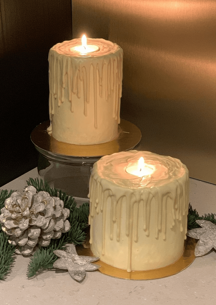 Charming Candle Cake