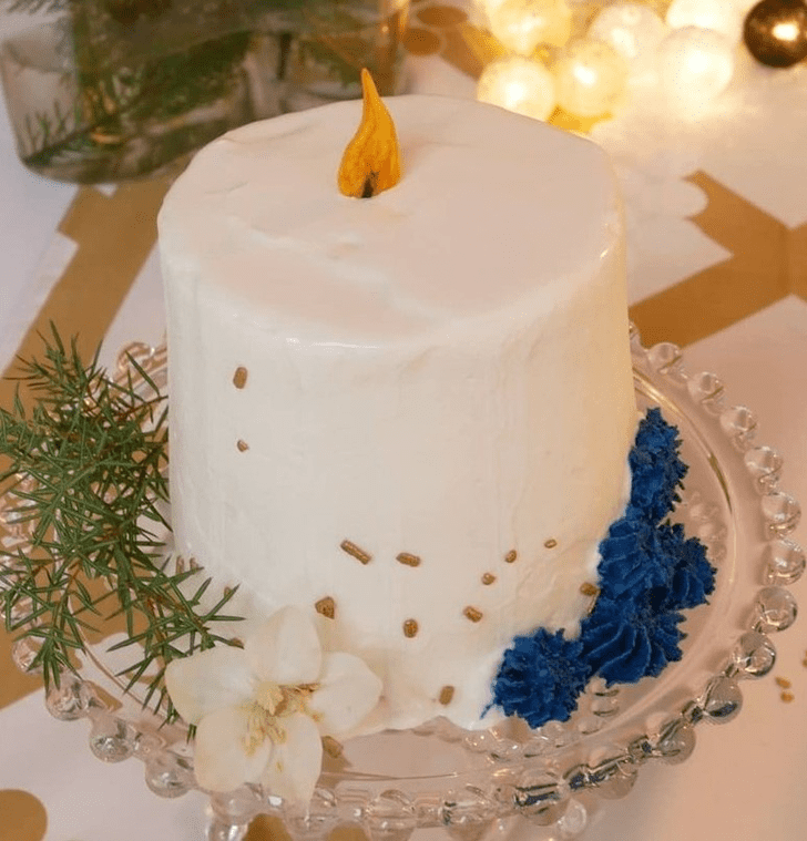Classy Candle Cake