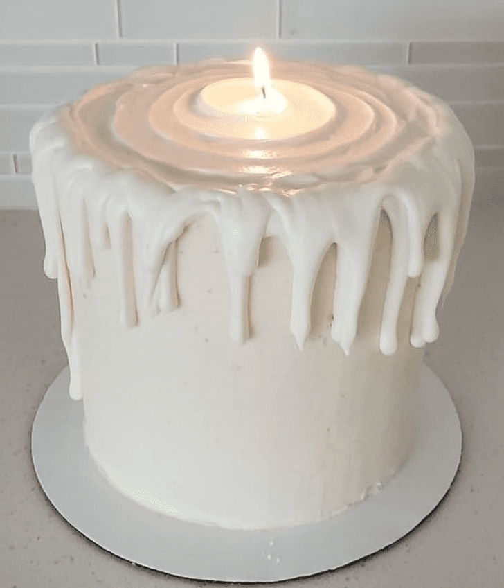 Comely Candle Cake