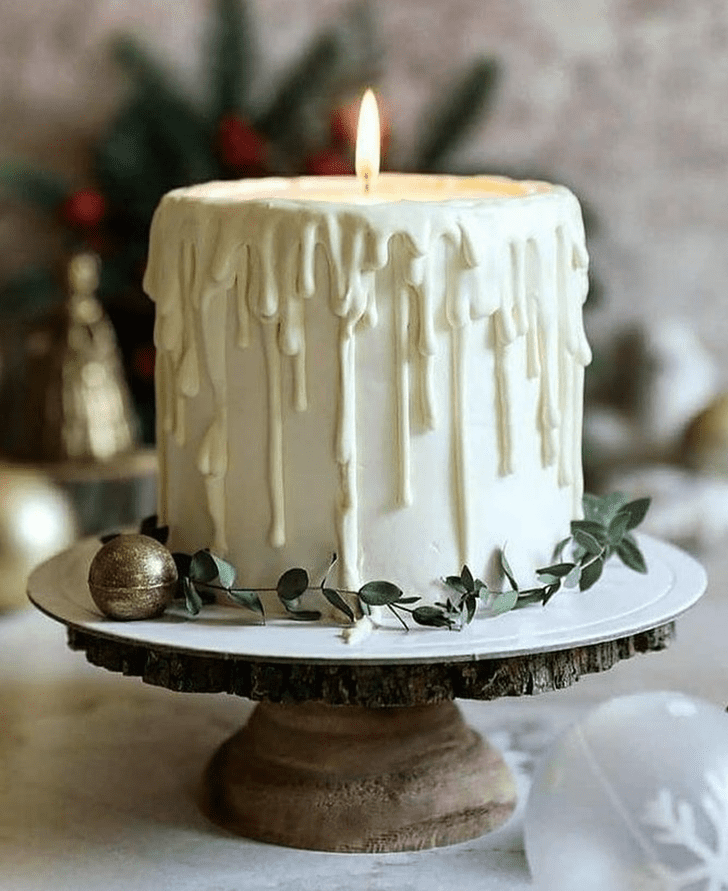 Cute Candle Cake