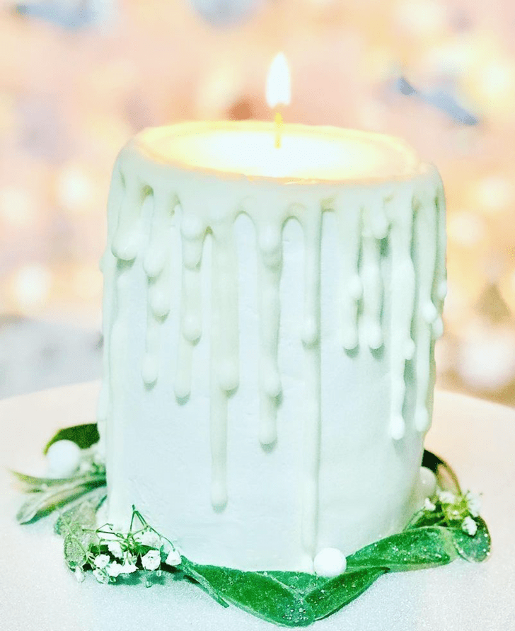 Inviting Candle Cake