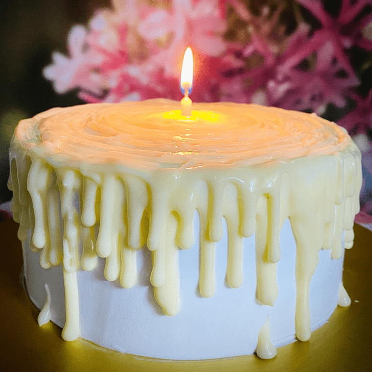 Radiant Candle Cake