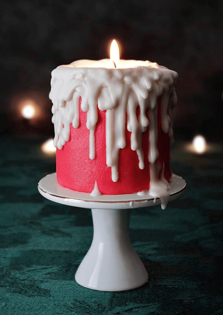 Stunning Candle Cake