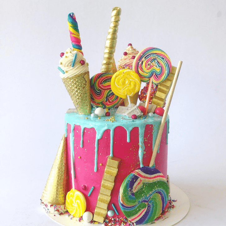 Appealing Candyland Cake
