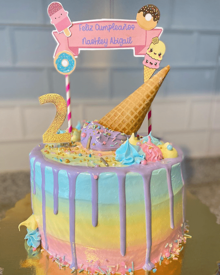 Dazzling Candyland Cake