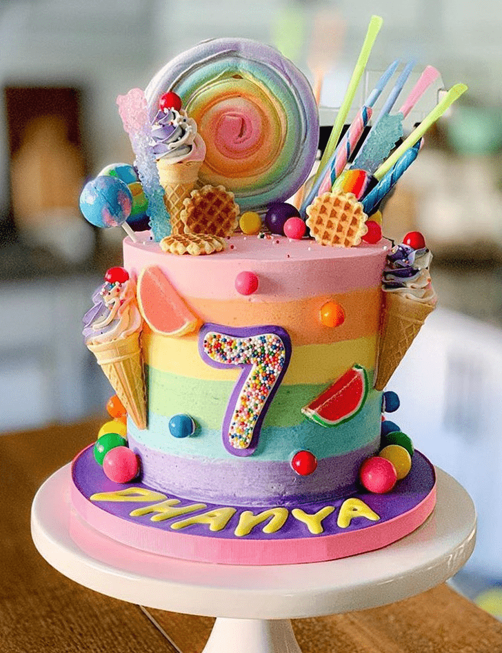 Delightful Candyland Cake