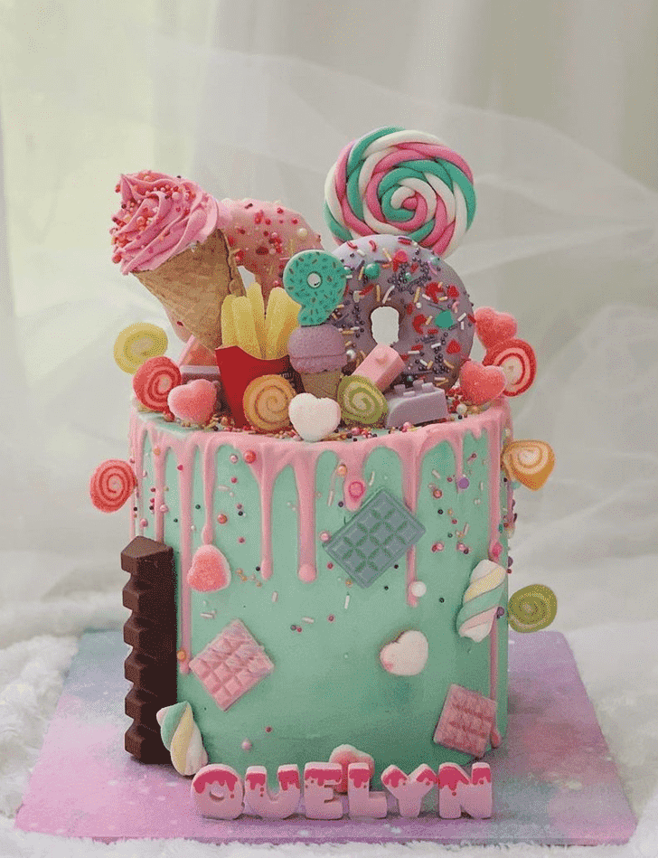 Elegant Candyland Cake