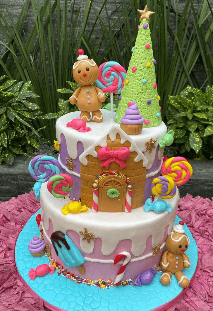 Fascinating Candyland Cake