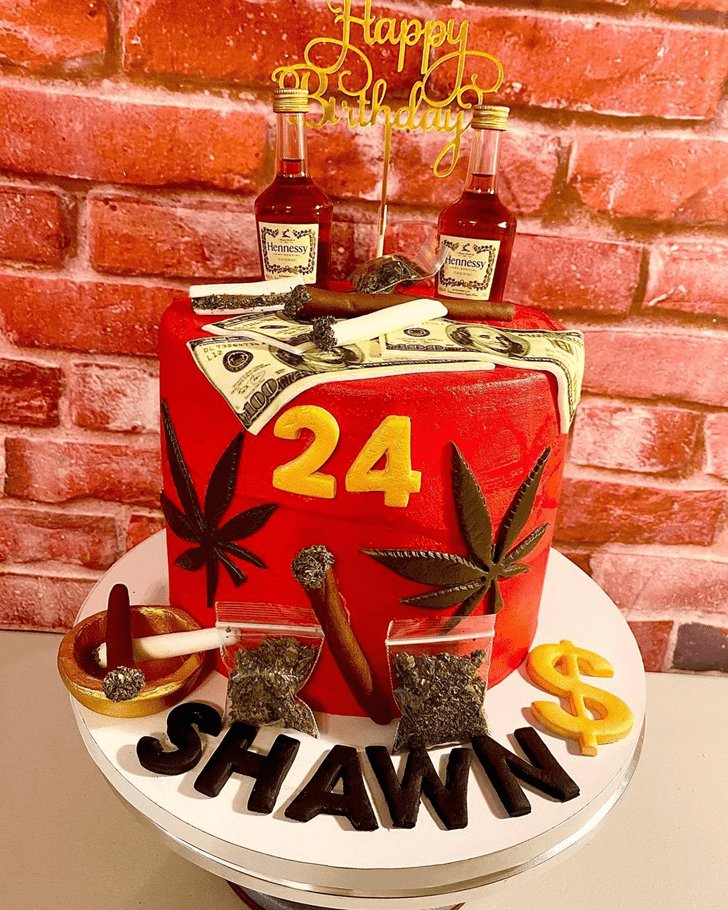 Admirable Cannabis Cake Design