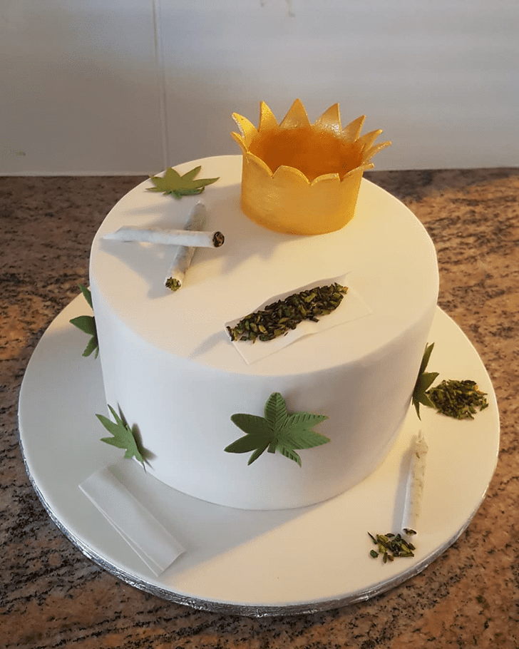 Charming Cannabis Cake