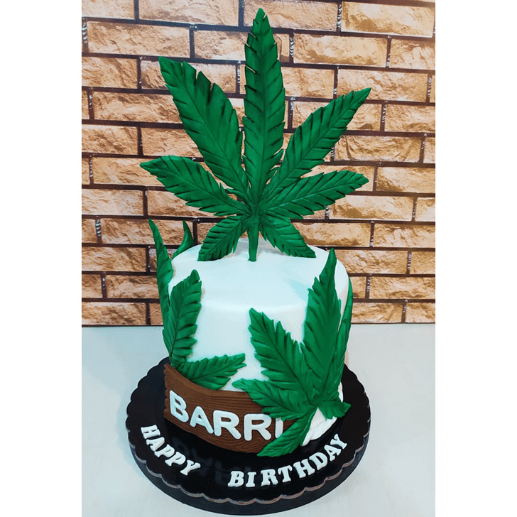 Cute Cannabis Cake