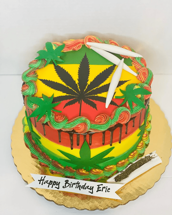 Dazzling Cannabis Cake