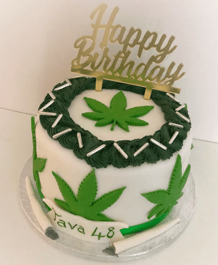 Handsome Cannabis Cake
