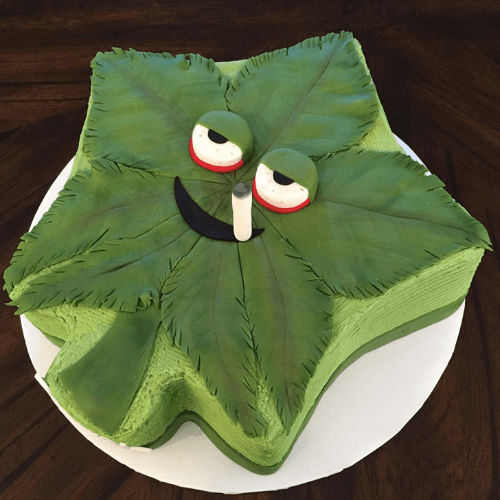 Lovely Cannabis Cake Design