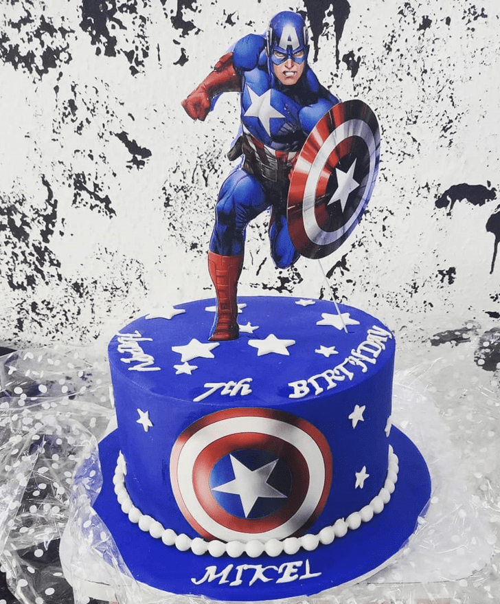 Fair Captain America Cake