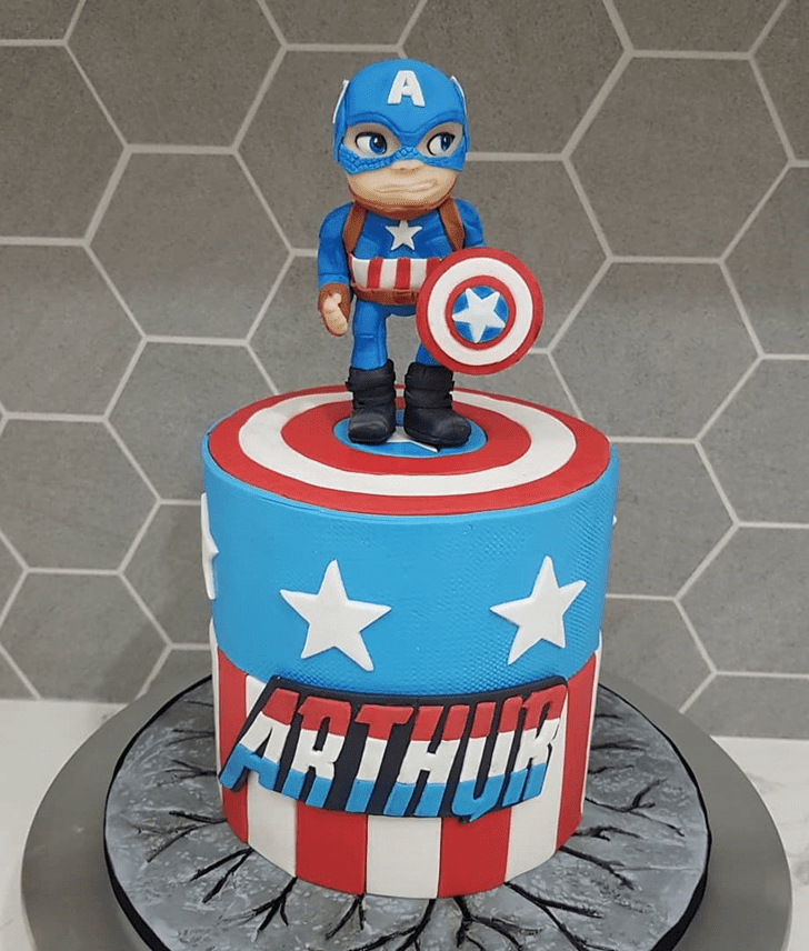 Ravishing Captain America Cake
