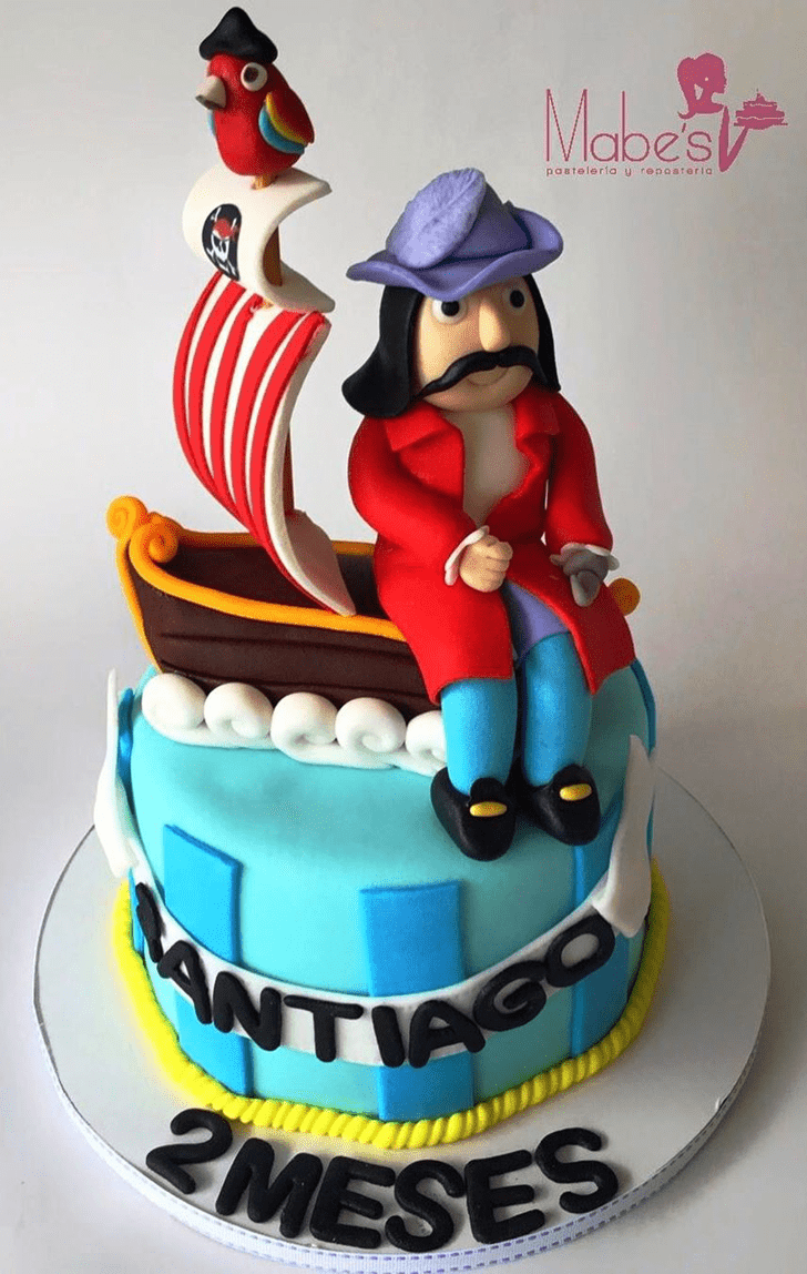 Admirable Captain Hook Cake Design