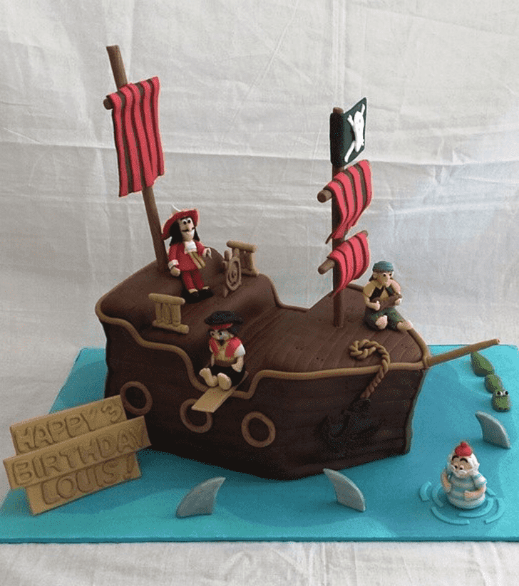 Cute Captain Hook Cake