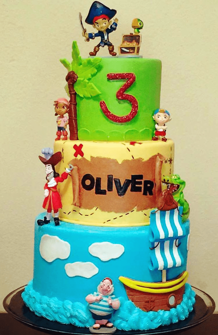 Lovely Captain Hook Cake Design