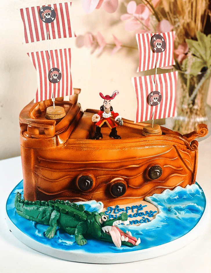 Wonderful Captain Hook Cake Design