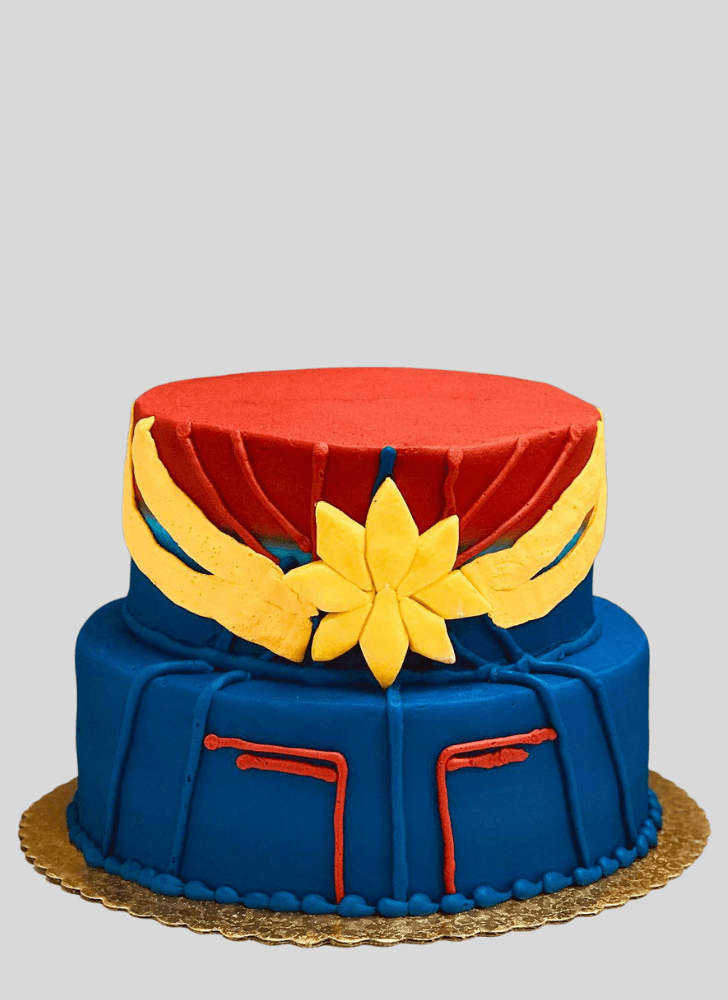 Divine Captain Marvel Cake