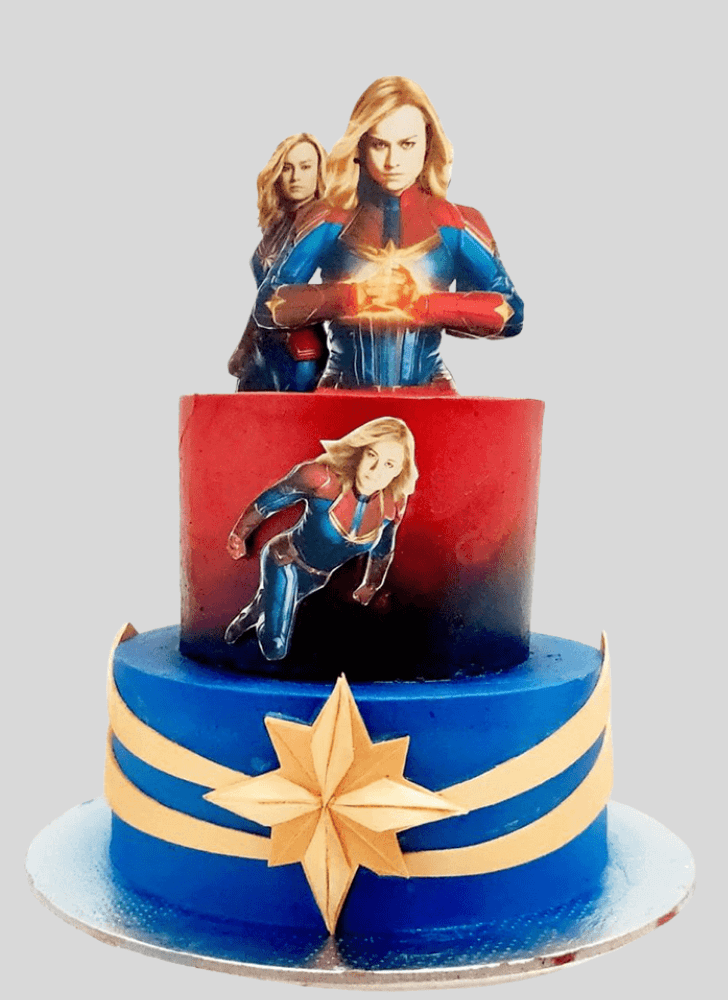 Fair Captain Marvel Cake