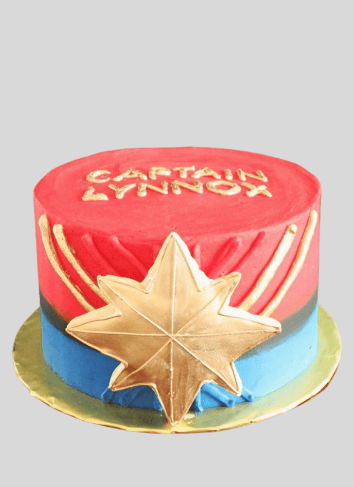 Marvelous Captain Marvel Cake