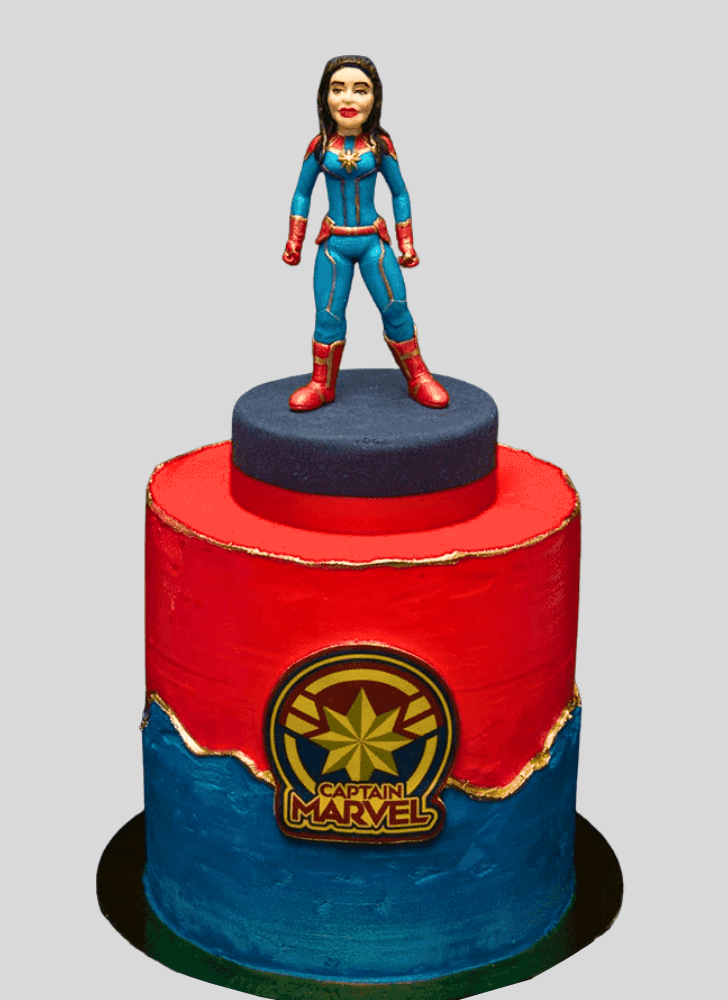 Splendid Captain Marvel Cake