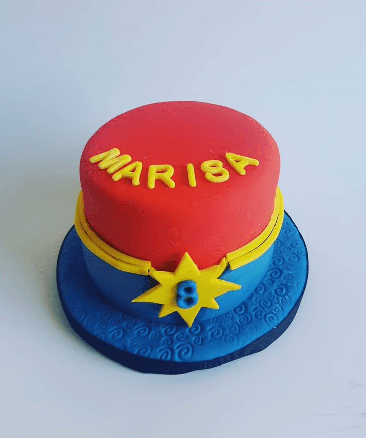 Marvelous Captain Marvel Cake
