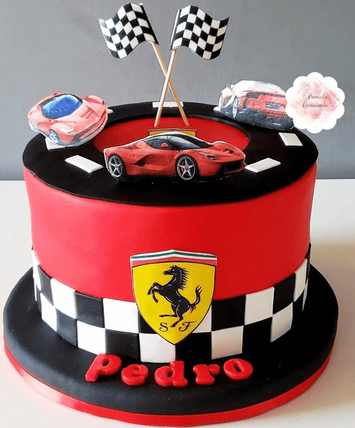 Appealing Car Cake