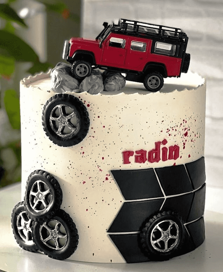 Dazzling Car Cake