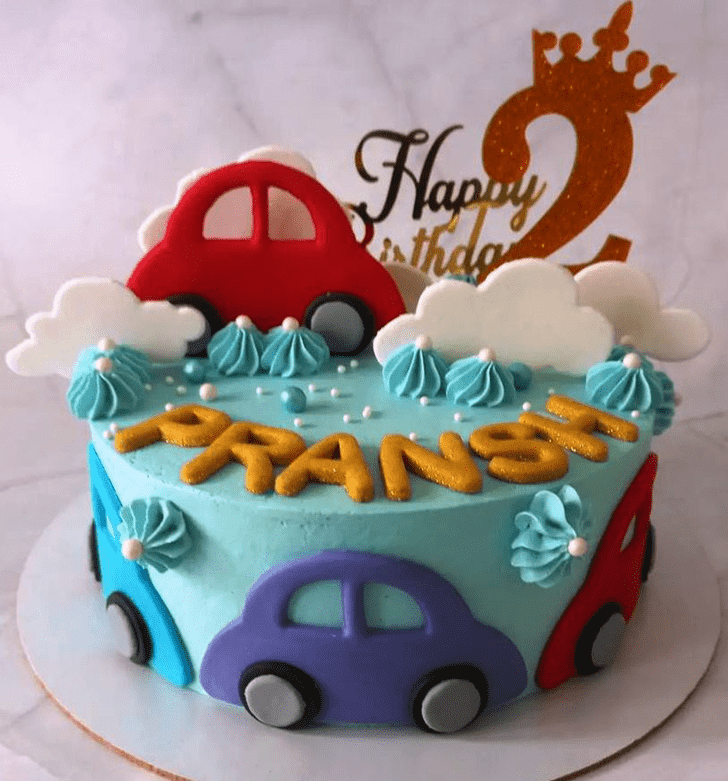 Pretty Car Cake