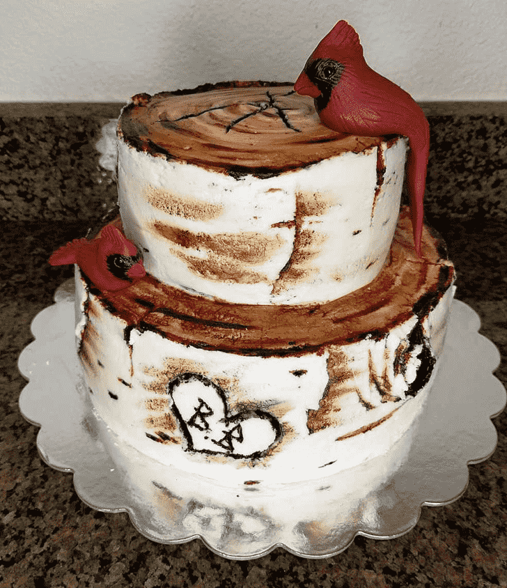 Fair Cardinal Cake