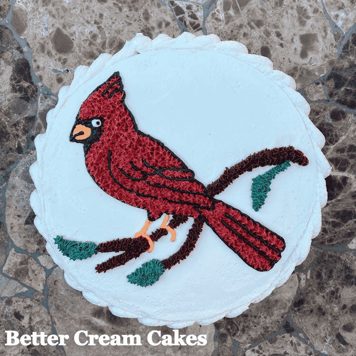 Gorgeous Cardinal Cake