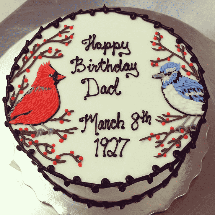 Magnificent Cardinal Cake