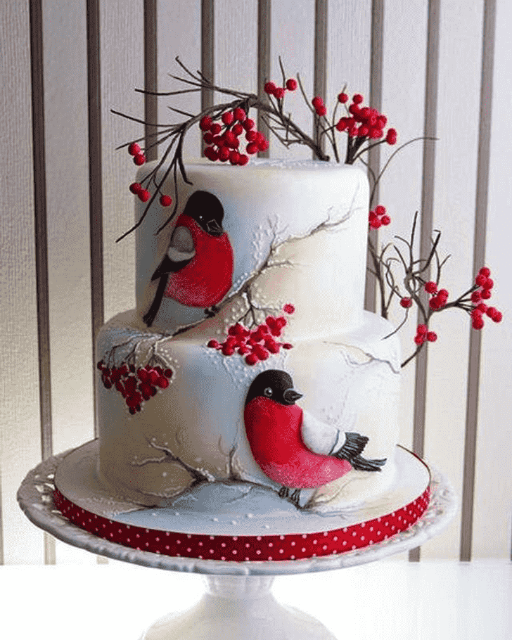 Resplendent Cardinal Cake