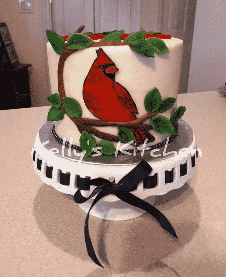 Slightly Cardinal Cake