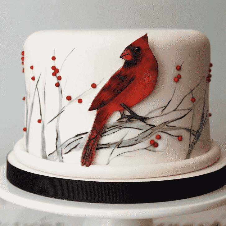Stunning Cardinal Cake
